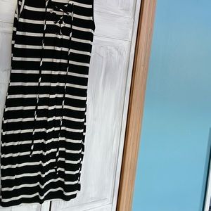 Front lace up dress